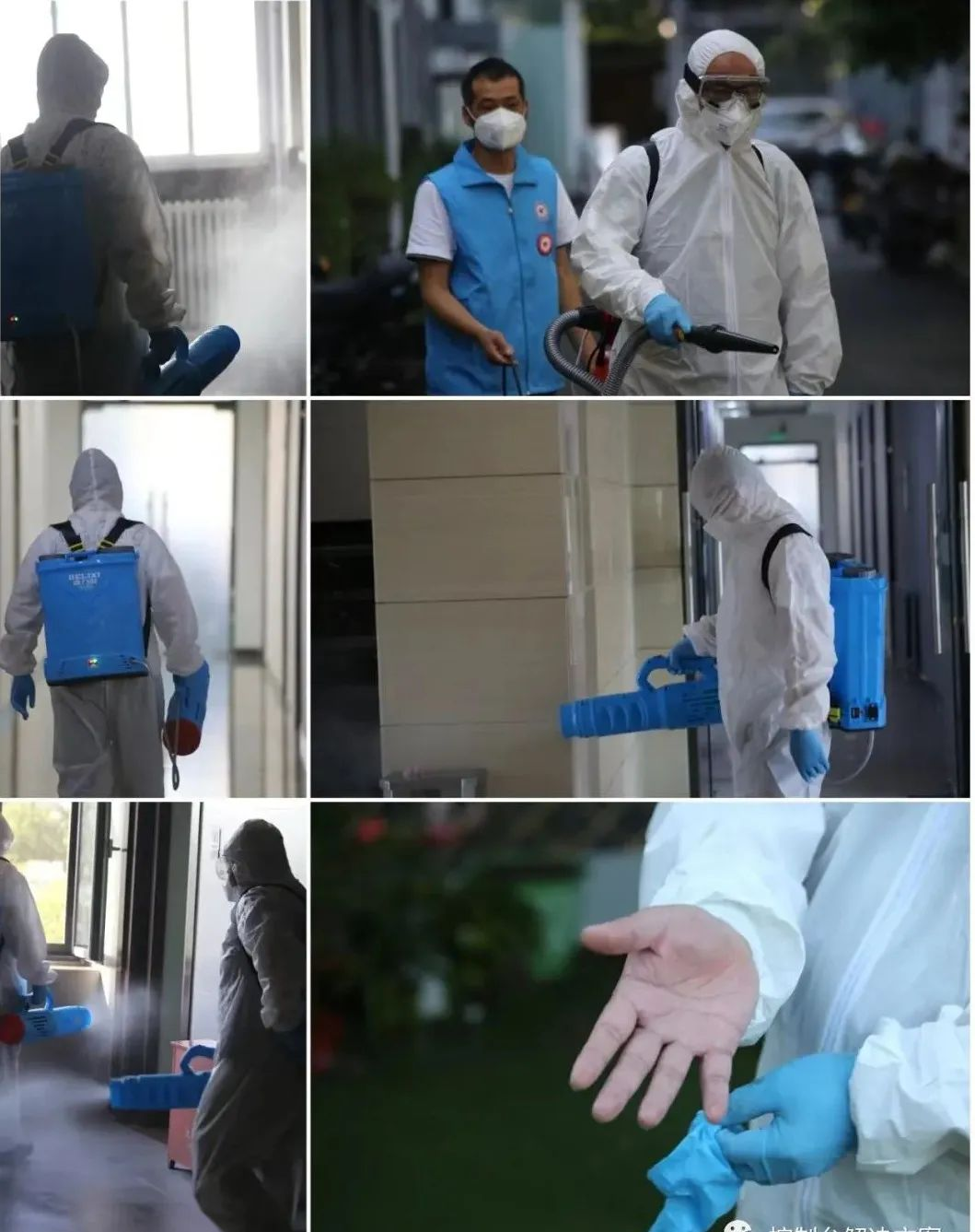 Добровольная борьба с эпидемией, атака в бывшем Chonghan Technology активно участвует в мероприятиях по уничтожению офисной среды в парке